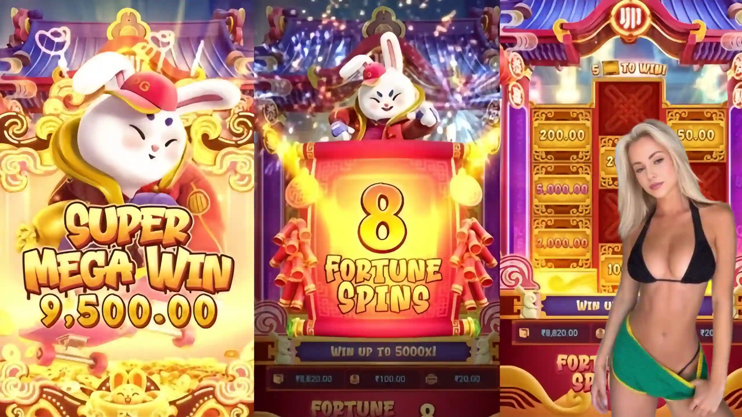 Wild Expansivo Fortune Rabbit euzzo - Coelho Dourado que Expande